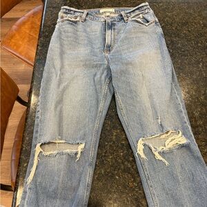 Abercrombie & Fitch Blue High Rise Jeans